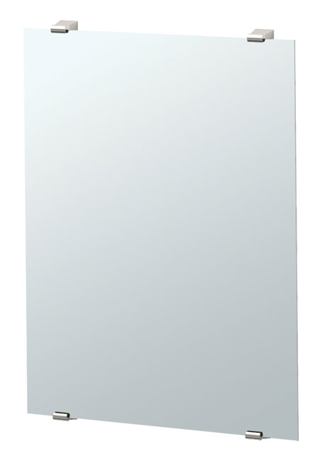 Bath Accessories |  22″ (559mm) x 30″ (762mm) Minimalist Mirror (Satin Nickel) Bath Bath Accessories