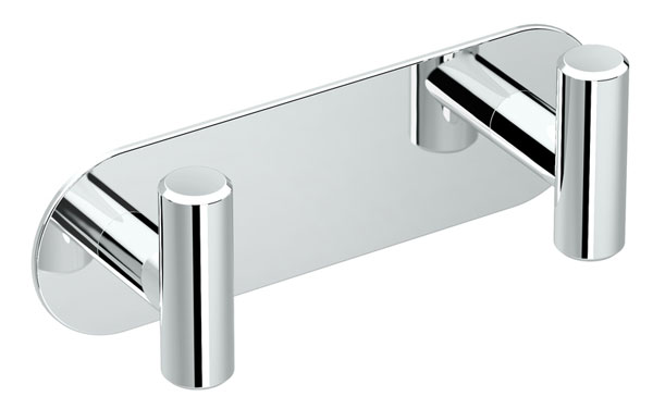 Bath Accessories |  Modern Decor Double Hook (Polished Chrome) Bath Bath Accessories