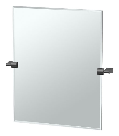 Bath Mirrors & Accessories |  19-1/2″ (495mm) x 24″ (610mm) Rectangle Beveled Mirror (Matte Brass) Bath Bath Mirrors & Accessories