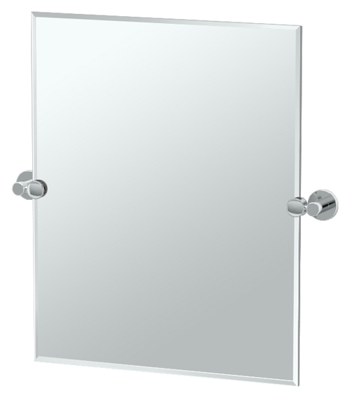 Bath Mirrors & Accessories |  19-1/2″ (495mm) x 24″ (610mm) Rectangle Beveled Mirror (Polished Chrome) Bath Bath Mirrors & Accessories