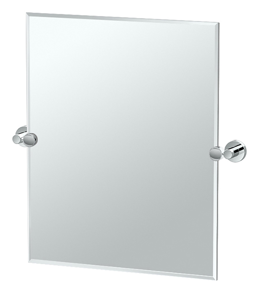 Bath Mirrors & Accessories |  19-1/2″ (495mm) x 24″ (610mm) Rectangular Beveled Mirror (Polished Chrome) Bath Bath Mirrors & Accessories