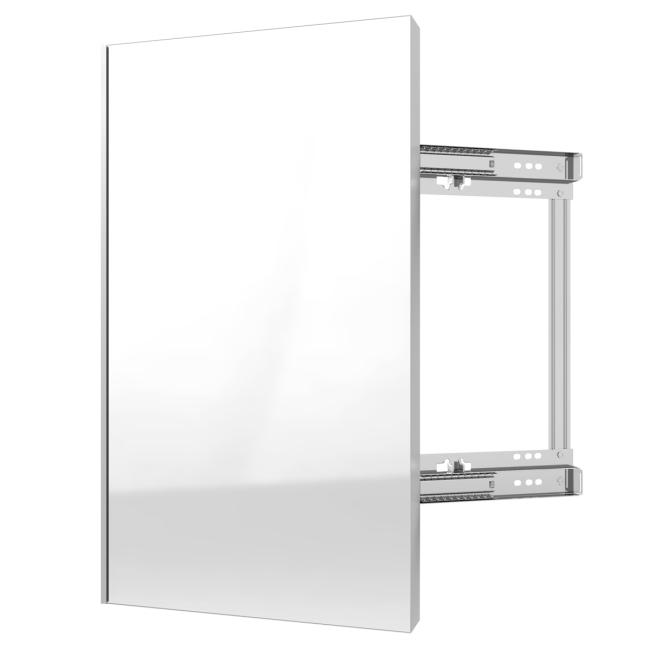 Bath Mirrors & Accessories |  24″ (610mm) Rotate and Slide Closet Mirror w/Soft-Close Bath Bath Mirrors & Accessories