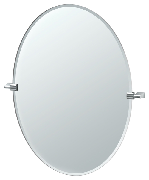 Bath Mirrors & Accessories |  24″ (610mm) x 32″ (813mm) Oval Beveled Mirror (Polished Chrome) Bath Bath Mirrors & Accessories