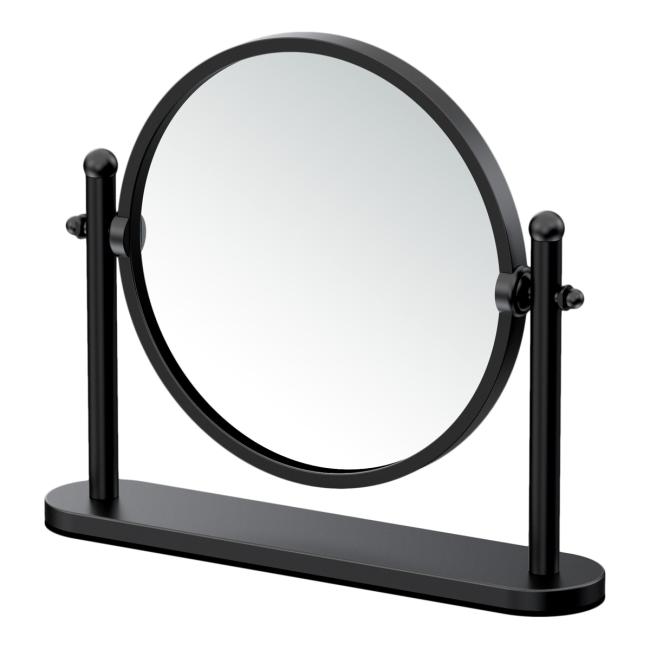 Bath Mirrors & Accessories |  7-1/2″ (191mm) Bathroom Table Mirror w/3x Magnification (Matte Black) Bath Bath Mirrors & Accessories