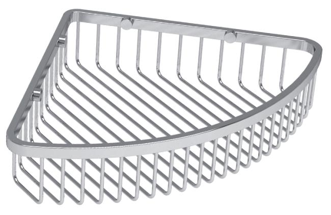 Bath & Shower Baskets |  12″ (305mm) Corner Shower Basket (Chrome) Bath Bath & Shower Baskets