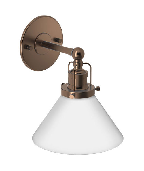 Lighting Sconces |  Cafe Single Light Sconce (Bronze) Bath Lighting Sconces