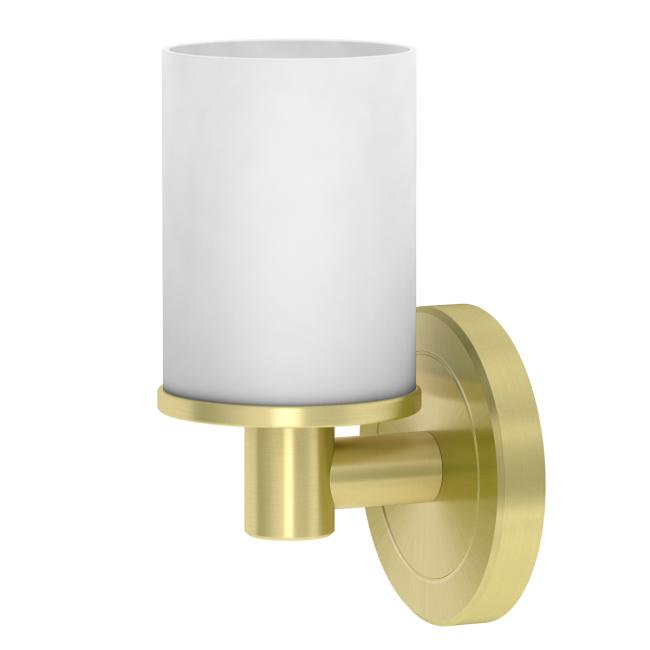 Lighting Sconces |  Single Light Sconce (Brushed Brass) Bath Lighting Sconces