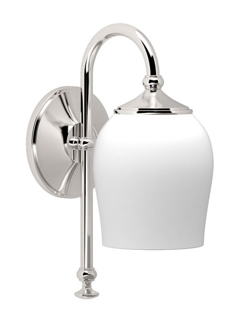 Lighting Sconces |  Tavern Single Light Sconce (Polished Nickel) Bath Lighting Sconces