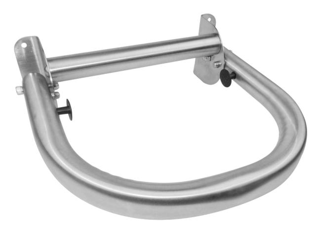 Safety Grab Bars |  12″ (305mm) Folding Grab Bar  (Stainless Steel) Bath Safety Grab Bars