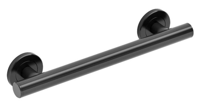 Safety Grab Bars |  12″ (305mm) Grab Bar (Matte Black) Bath Safety Grab Bars