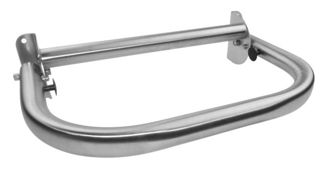 Safety Grab Bars |  16″ (406mm) Folding Grab Bar  (Stainless Steel) Bath Safety Grab Bars