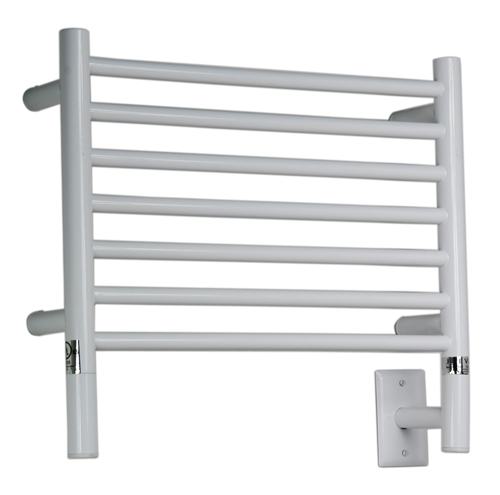 Towel Warmers & Drying Rails |  Model H Straight Towel Warmer – 20-1/2″ (521mm)W x 18″ (457mm)H  – Hardwired (White) Bath Towel Warmers & Drying Rails