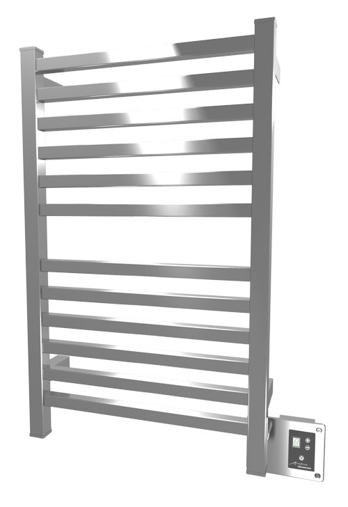 Towel Warmers & Drying Rails |  Towel Warmer – 20-1/2″ (521mm)W x 33-1/4″ (845mm)H  – Hardwired (Brushed Stainless Steel) Bath Towel Warmers & Drying Rails