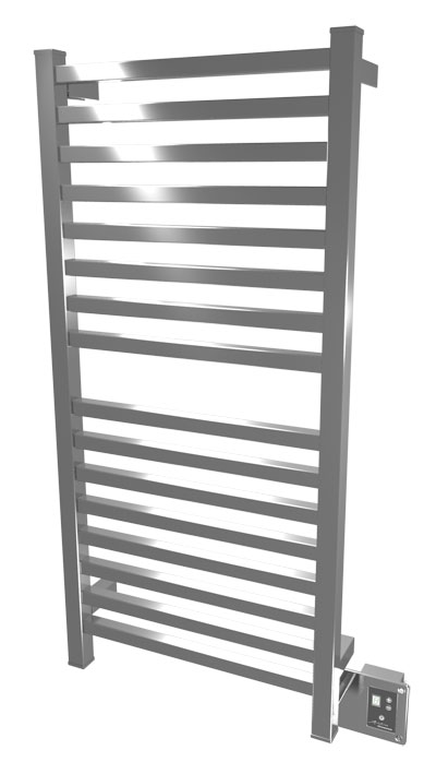 Towel Warmers & Drying Rails |  Towel Warmer – 20-1/2″ (521mm)W x 42-5/16″ (1075mm)H  – Hardwired (Brushed Stainless Steel) Bath Towel Warmers & Drying Rails