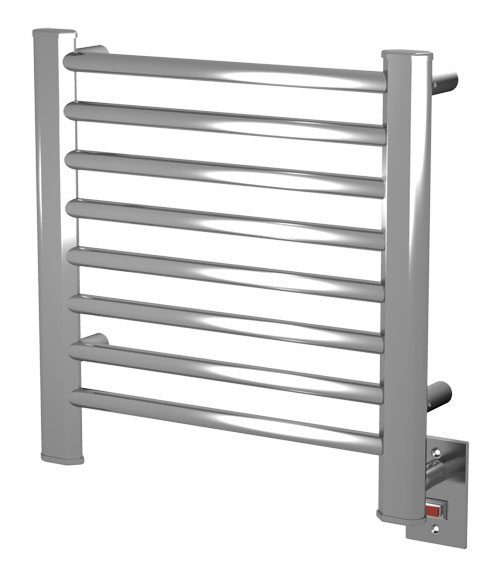 Towel Warmers & Drying Rails |  Towel Warmer – 21-1/2″ (546mm)W x 21-1/2″ (546mm)H  – Hardwired (Brushed Stainless Steel) Bath Towel Warmers & Drying Rails