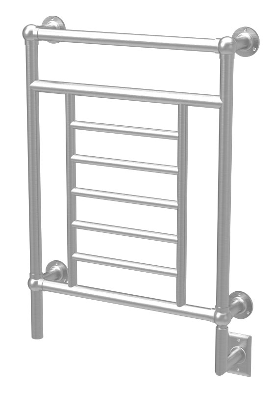 Towel Warmers & Drying Rails |  Towel Warmer – 25-1/4″ (641mm)W x 35-3/4″ (908mm)H  – Hardwired (Brushed Nickel) Bath Towel Warmers & Drying Rails