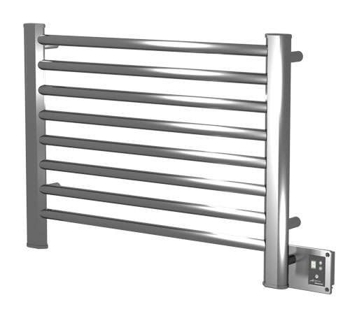 Towel Warmers & Drying Rails |  Towel Warmer – 29-1/4″ (743mm)W x 21-1/2″ (546mm)H  – Hardwired (Polished Stainless Steel) Bath Towel Warmers & Drying Rails