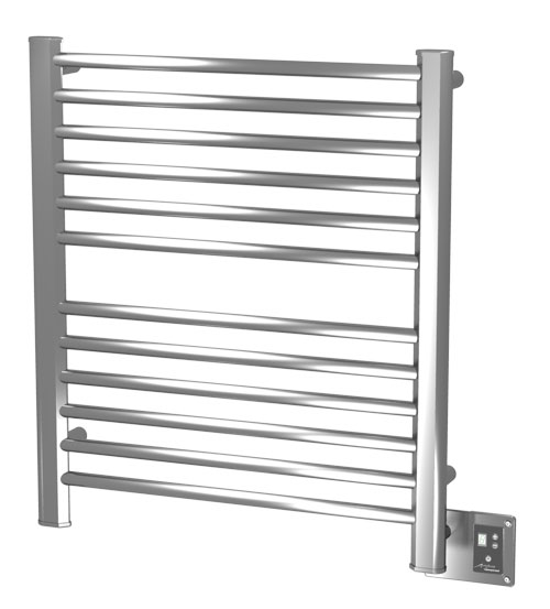 Towel Warmers & Drying Rails |  Towel Warmer – 29-1/4″ (743mm)W x 33-1/4″ (845mm)H  – Hardwired (Polished Stainless Steel) Bath Towel Warmers & Drying Rails