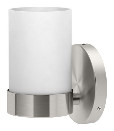 Lighting Sconces |  Single Light Sconce (Satin Nickel) Bath Lighting Sconces