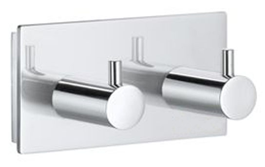 Bath Accessories |  Pool Double Towel Hook – (Polished Chrome) Bath Bath Accessories