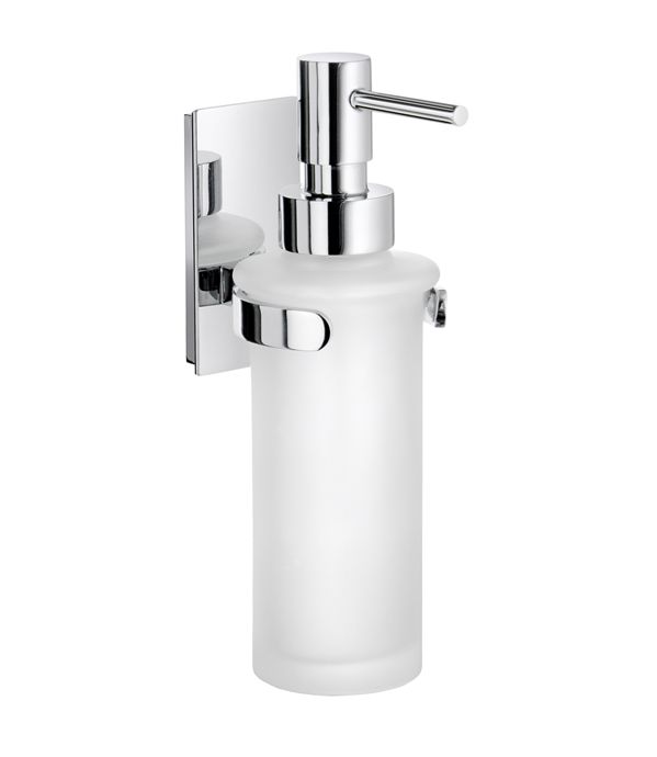 Bath Accessories |  Pool Wallmount Soap Dispenser – (Polished Chrome/Frosted Glass) Bath Bath Accessories