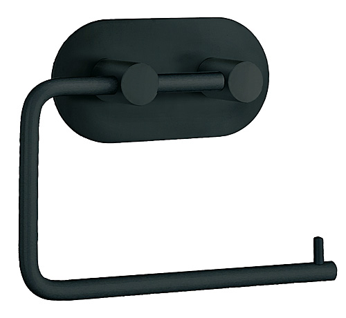 Bath Accessories |  Self-Adhesive Toilet Paper Holder (Black Matte) Bath Bath Accessories