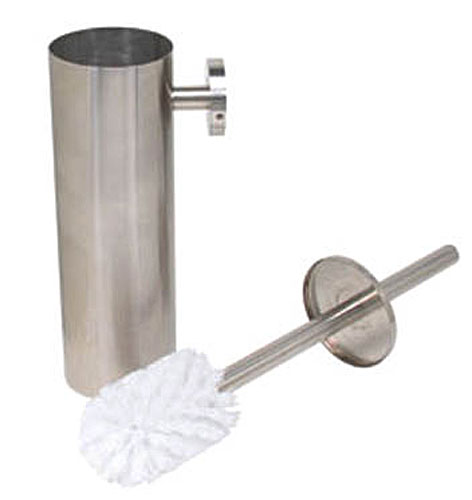 Bath Accessories |  Stainless Steel Toilet Brush and Holder (Satin) Bath Bath Accessories