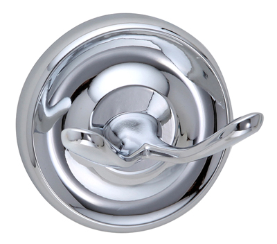 Bath Accessories |  Double Robe Hook (Polished Chrome) Bath Bath Accessories